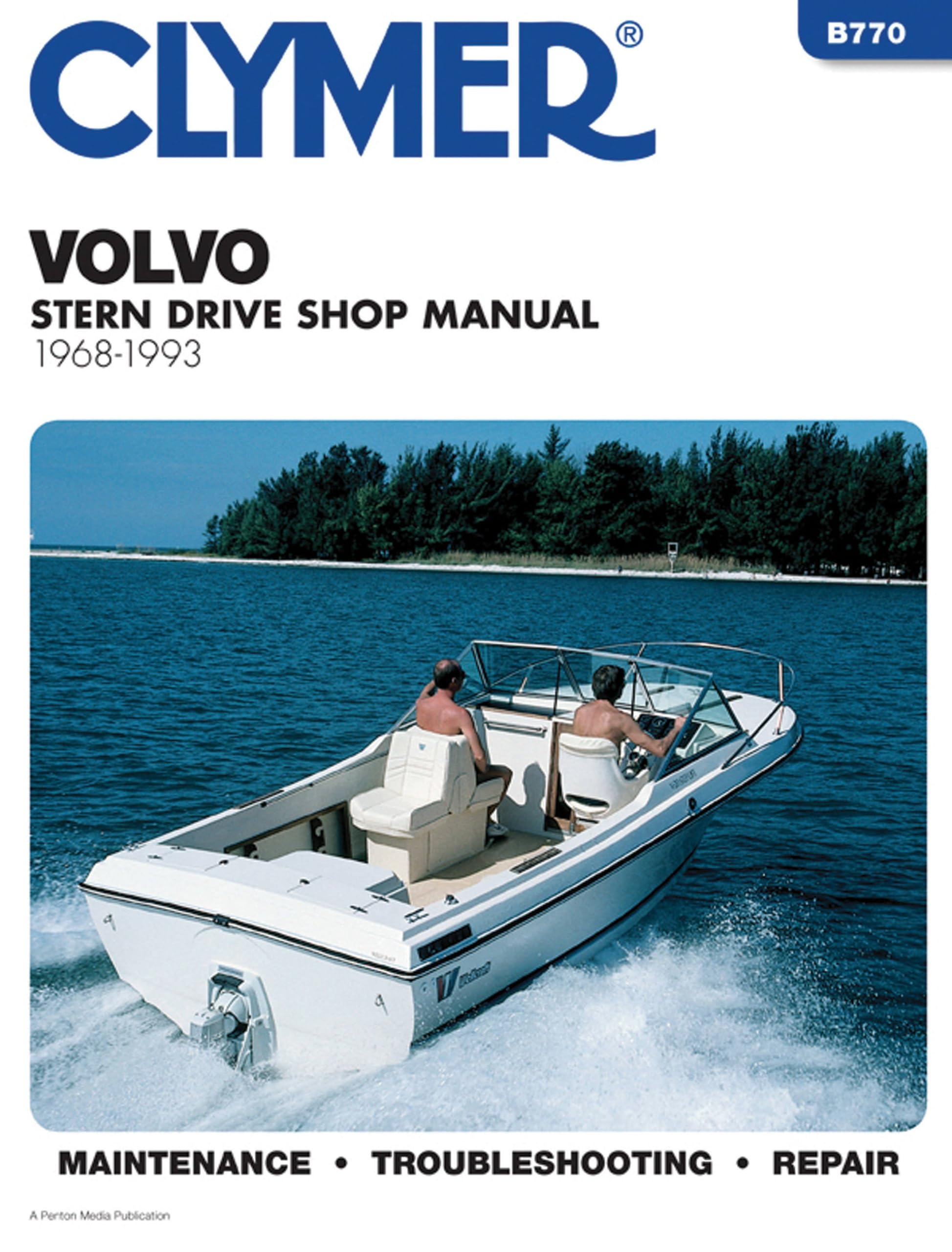 Clymer Volvo Stern Drive Shop Manual, 19681993,Used