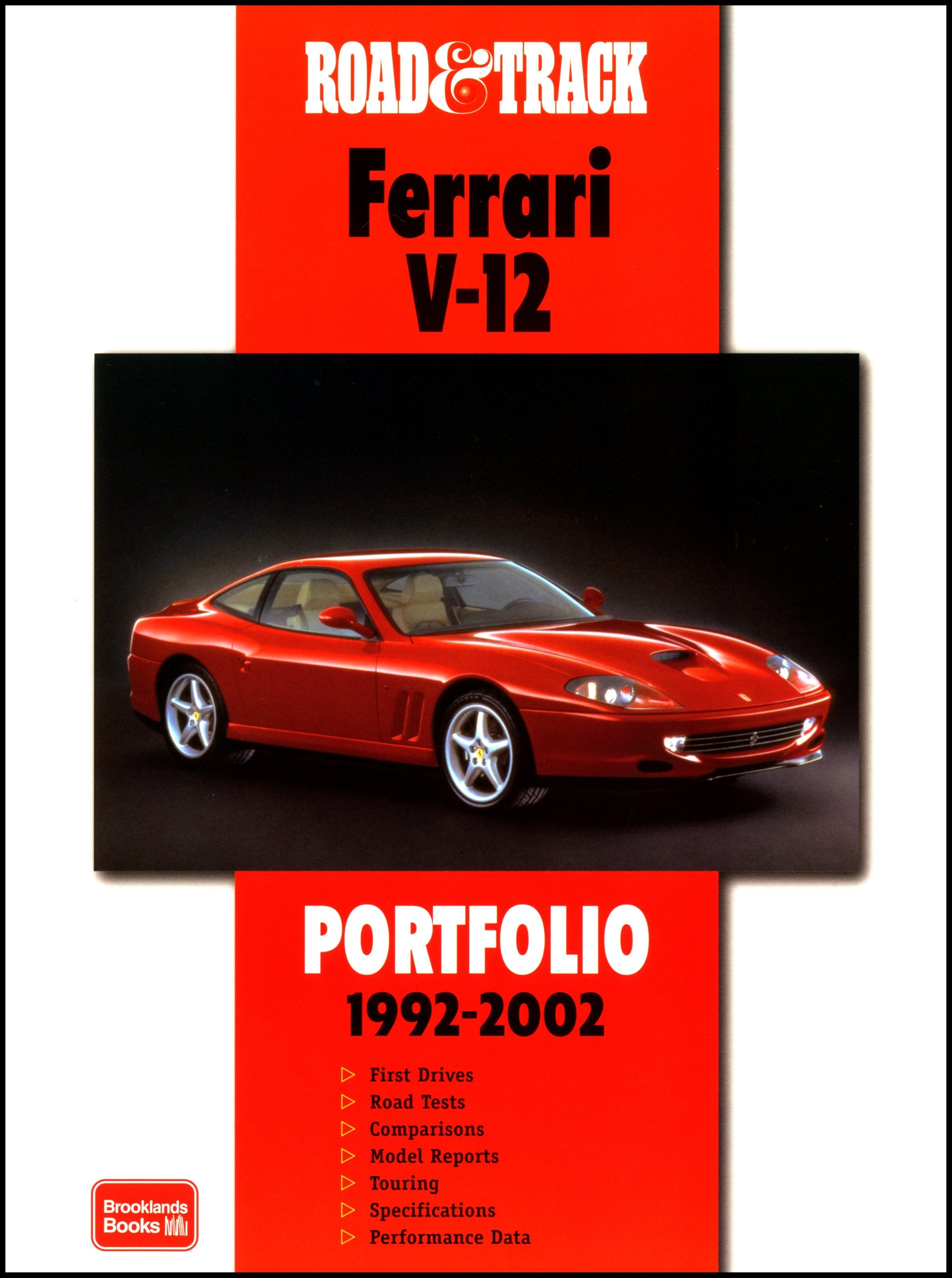 Road & Track Ferrari V12 Portfolio 19922002,Used