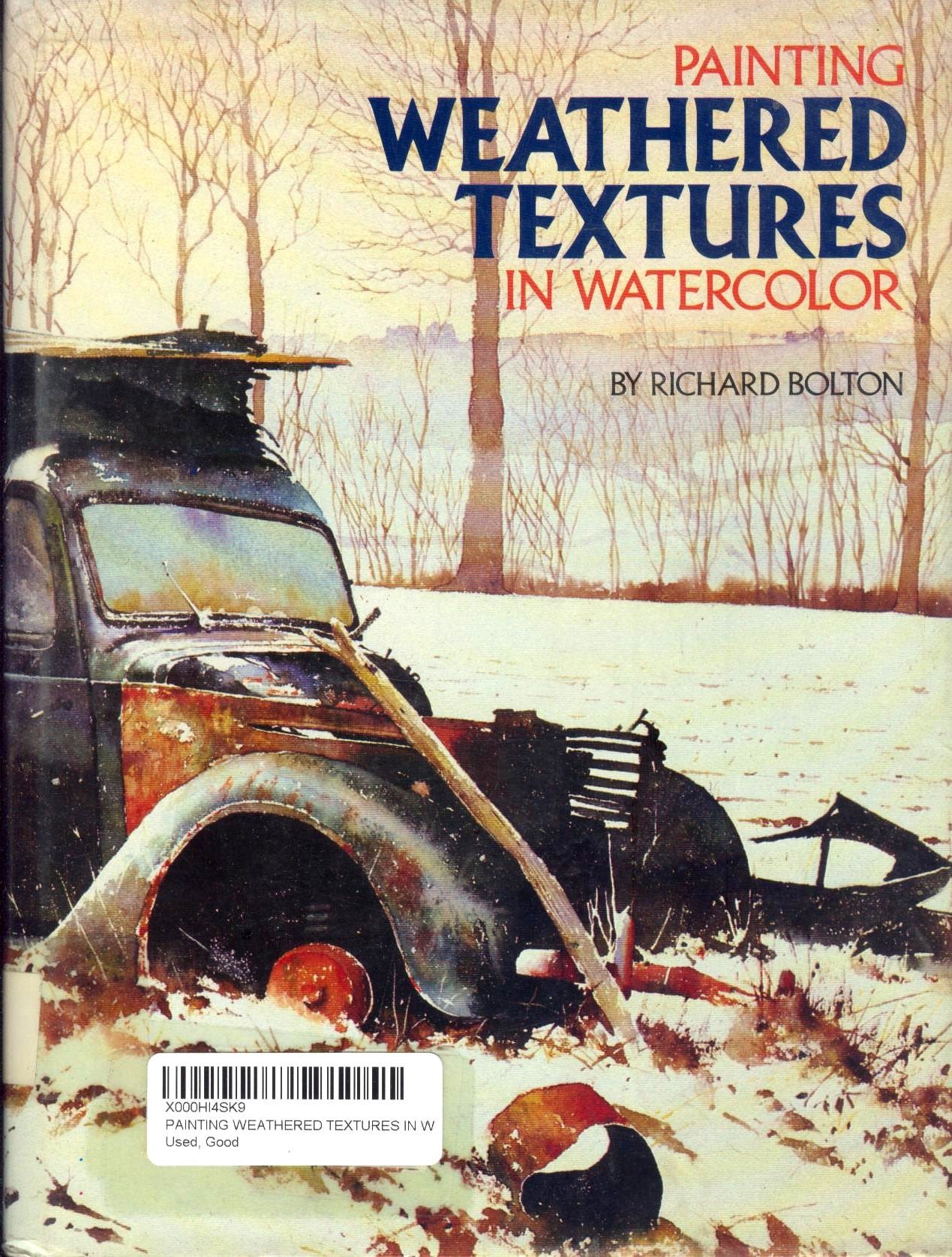 Painting weathered textures in watercolor,Used