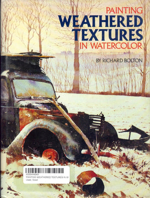Painting weathered textures in watercolor,Used