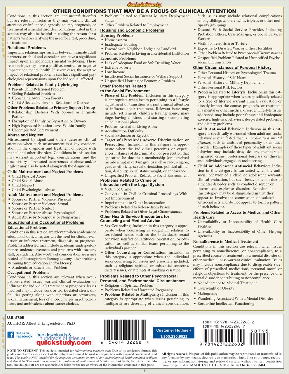 Dsm5 Overview (Quickstudy Academic)