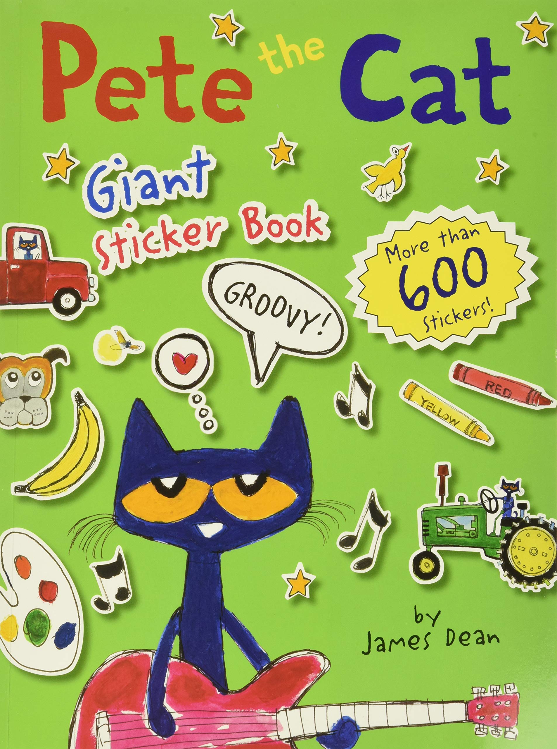 Pete the Cat Giant Sticker Book,Used
