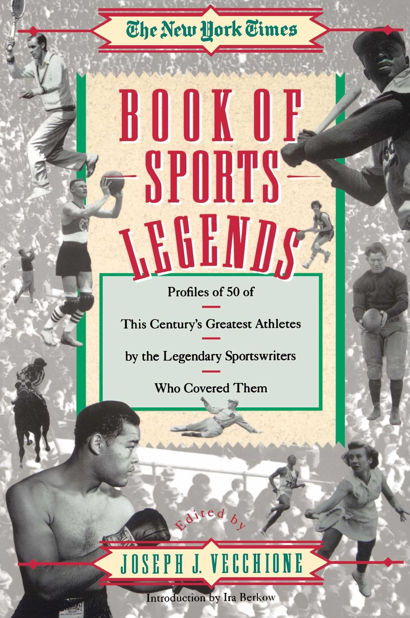 New York Times Book of Sports Legends,Used