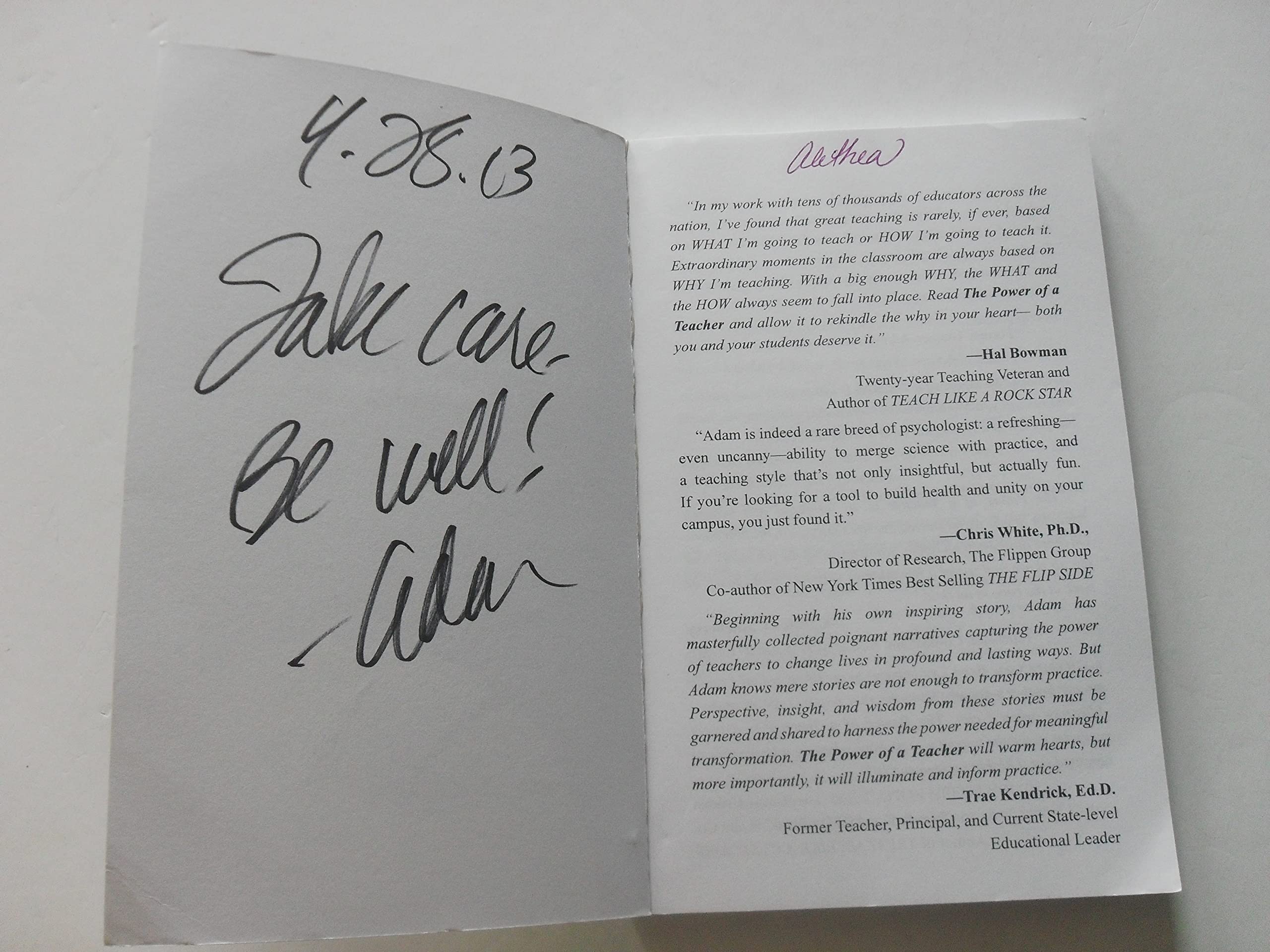 The Power of a Teacher,New