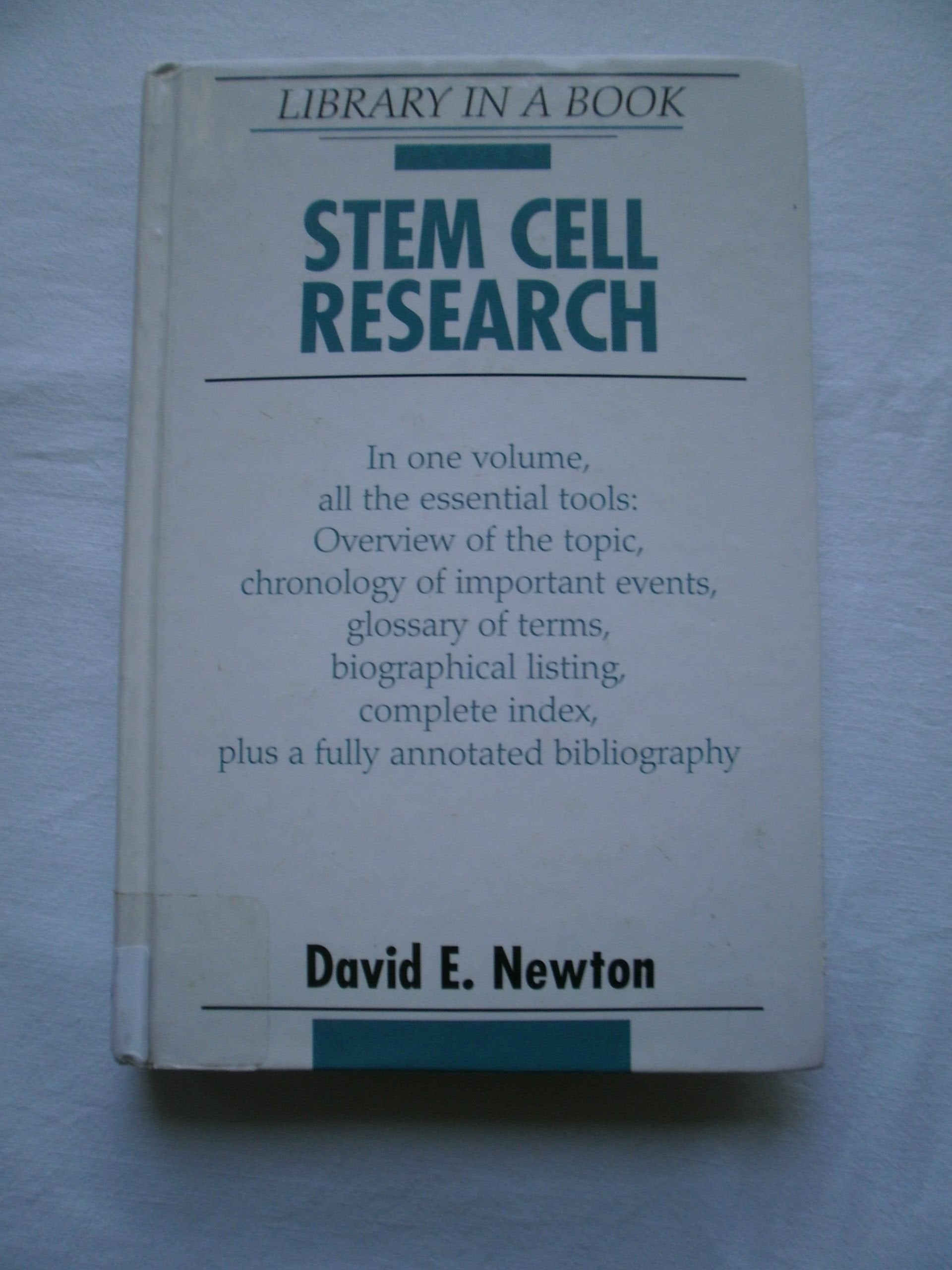Stem Cell Research (Library in a Book),Used