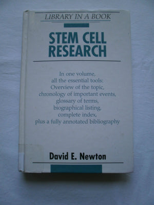 Stem Cell Research (Library in a Book),Used