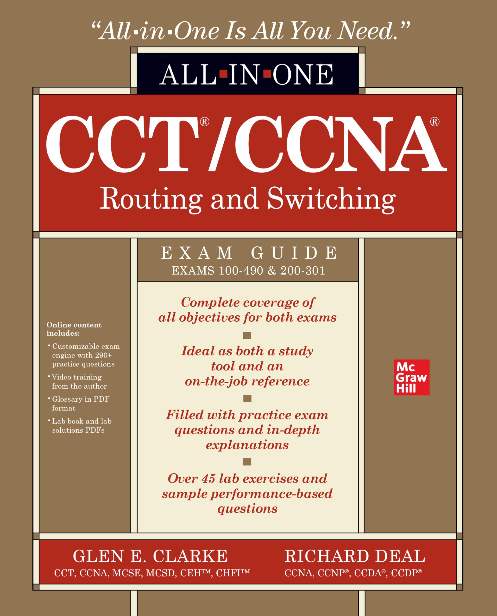 CCT/CCNA Routing and Switching AllinOne Exam Guide (Exams 100490 & 200301),Used