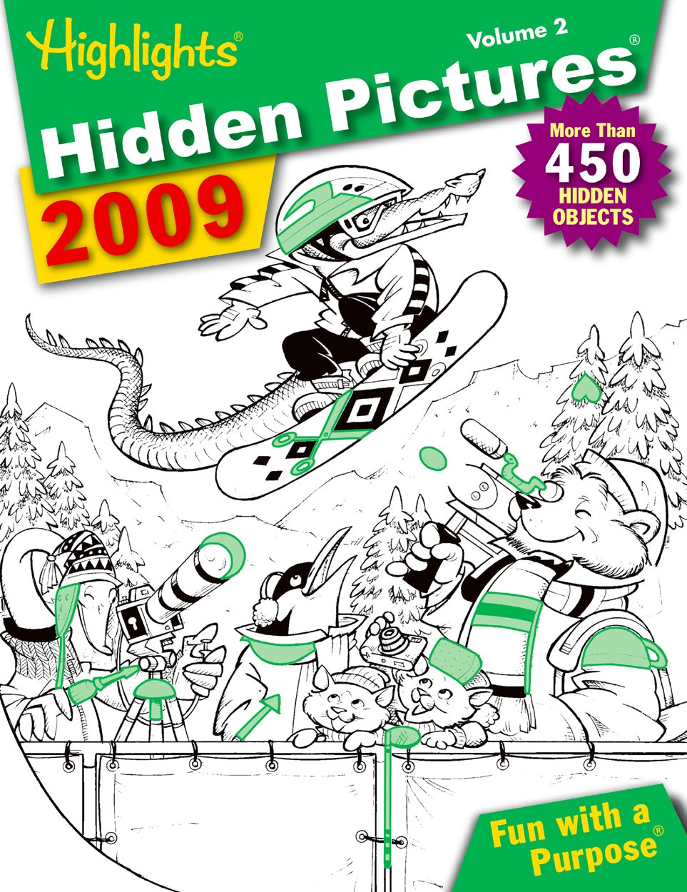 Highlights Hidden Pictures 2009,Used
