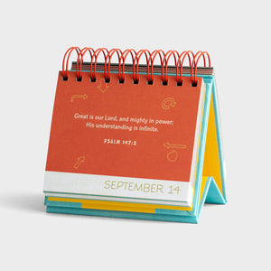 Because Jesus: An Inspirational DaySpring DayBrightener  Perpetual Calendar,Used