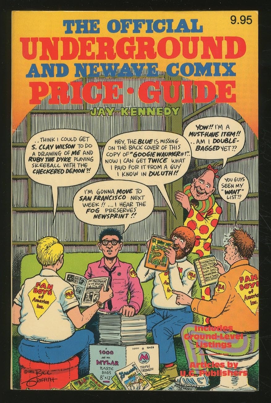 The Official Underground and Newave Comix Price Guide,Used