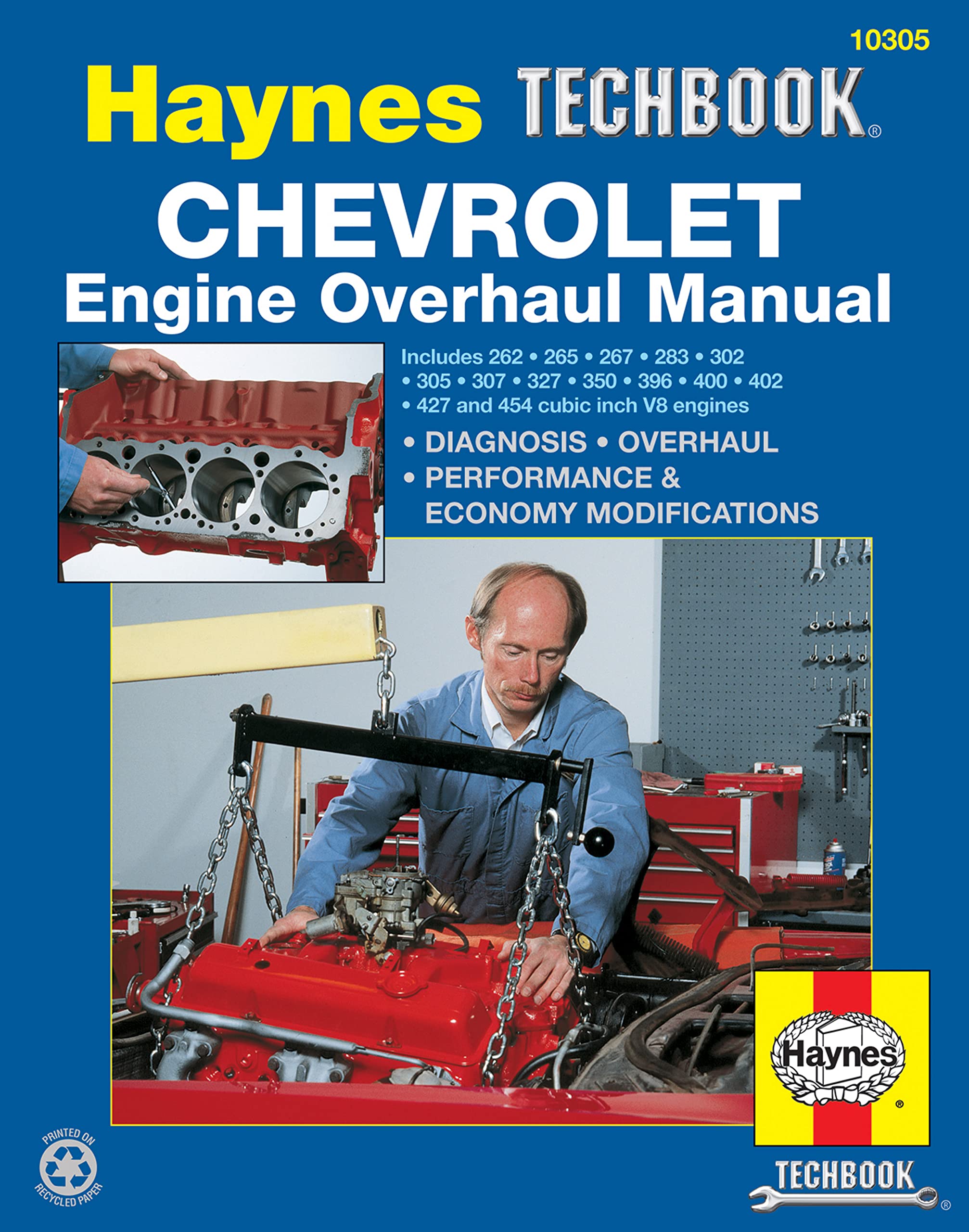 Chevrolet Engine Overhaul Haynes Techbook (USA) (Paperback),Used
