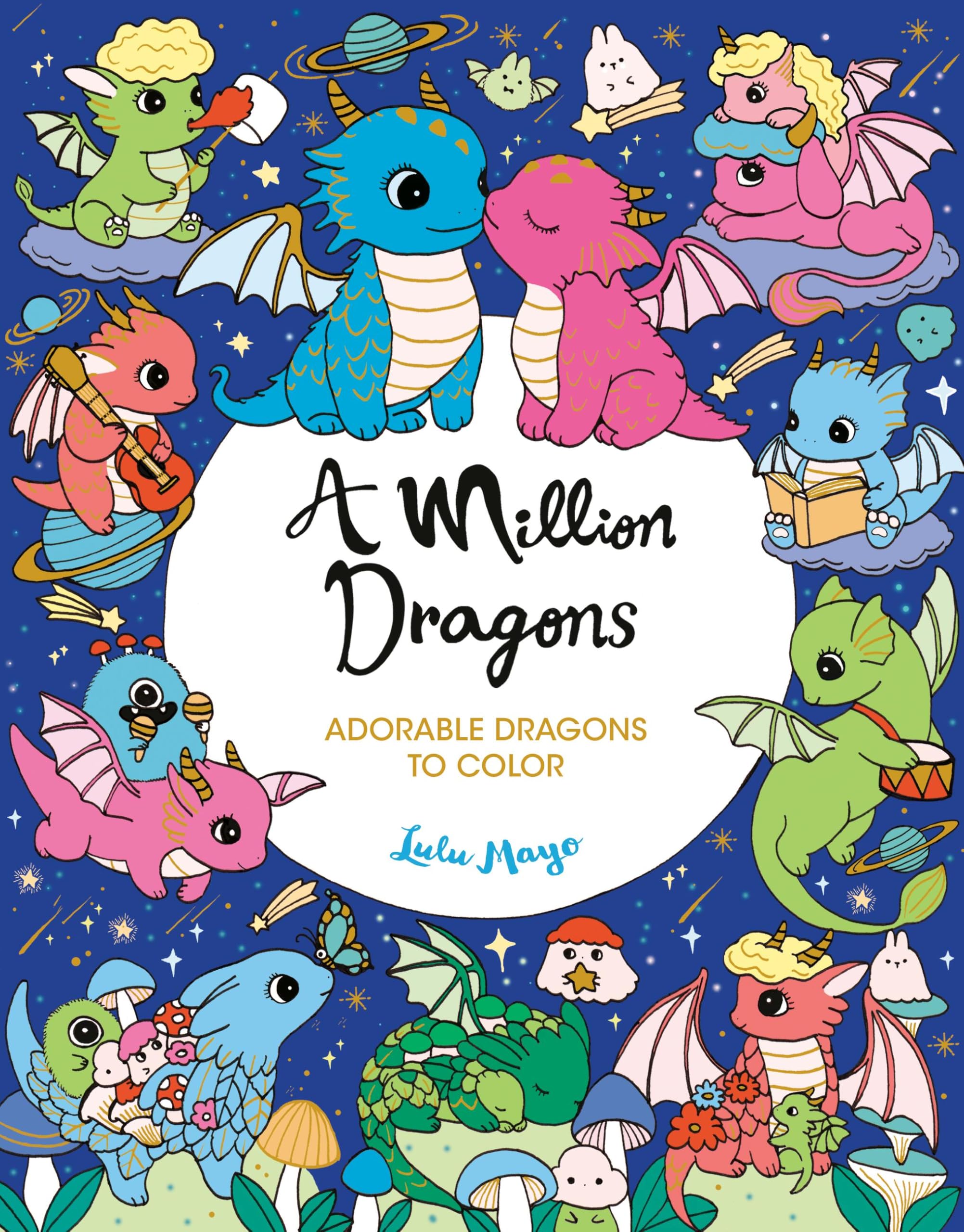 A Million Dragons (A Million Creatures To Color)