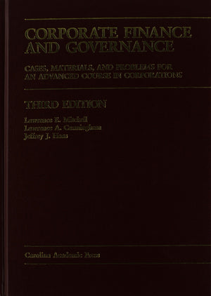 Corporate Finance and Governance: Cases, Materials, and Problems for an Advanced Course in Corporations,Used