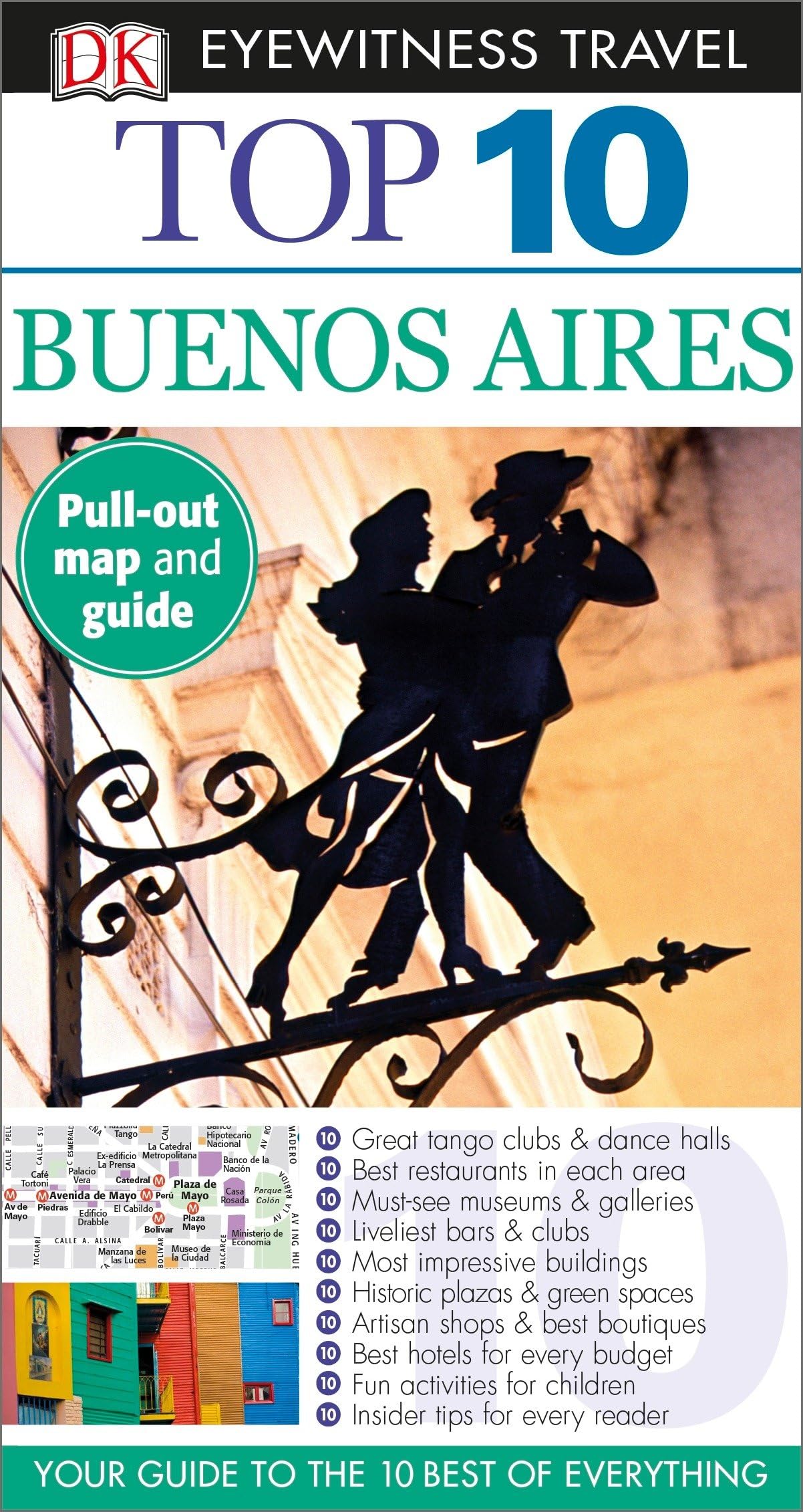DK Eyewitness Travel Pocket Guide: Top 10 Buenos Aires 2015 - Multicolor
