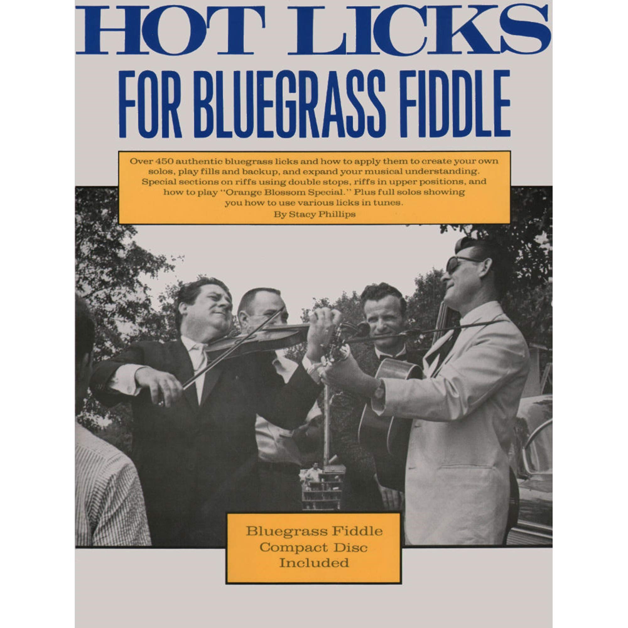 Hot Licks For Bluegrass Fiddle  Book With Online Audio,Used