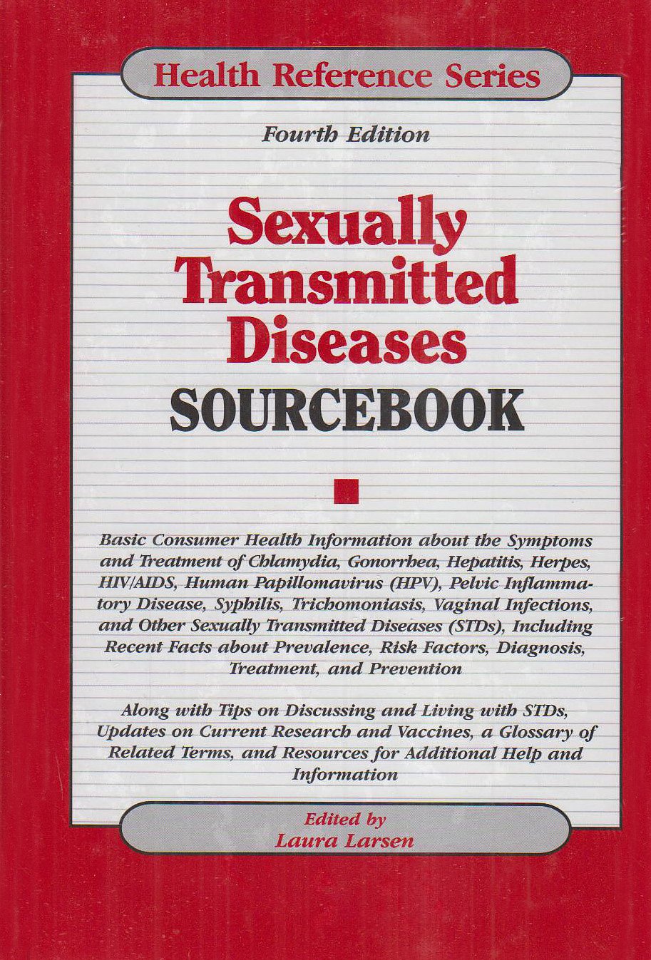 Sexually Transmitted Diseases: Sourcebook (Health Reference Series),Used