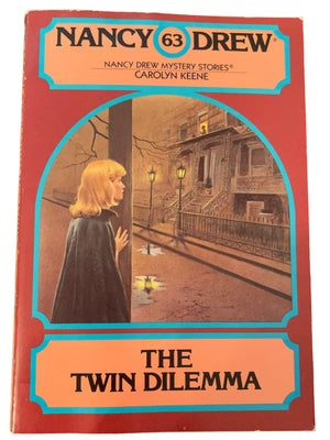 The Twin Dilemma (Nancy Drew Mystery Stories #63),Used