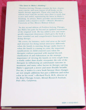 ProblemSolving Therapy (JOSSEY BASS SOCIAL AND BEHAVIORAL SCIENCE SERIES),Used