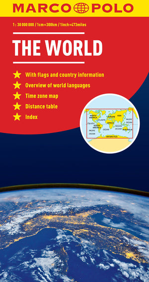 World Marco Polo Map (Marco Polo Maps),Used