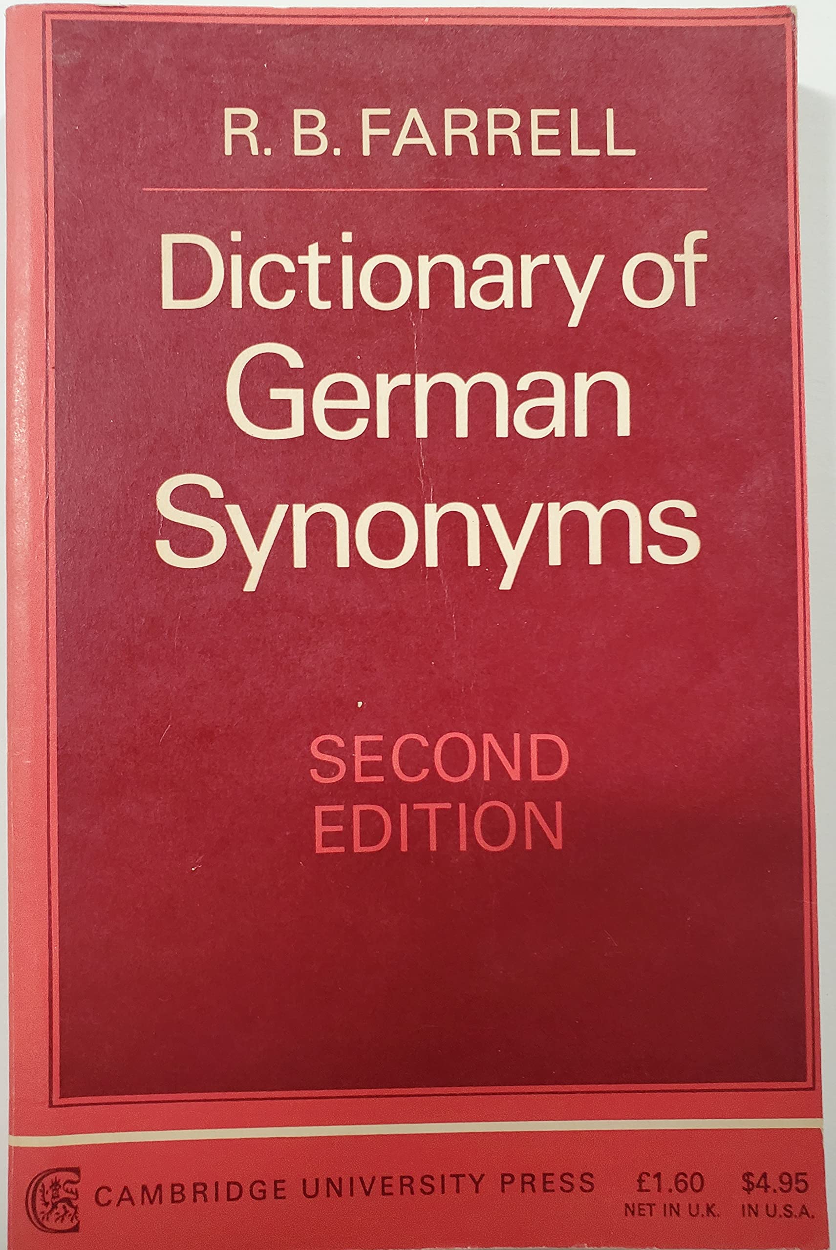 Dictionary of German Synonyms,Used