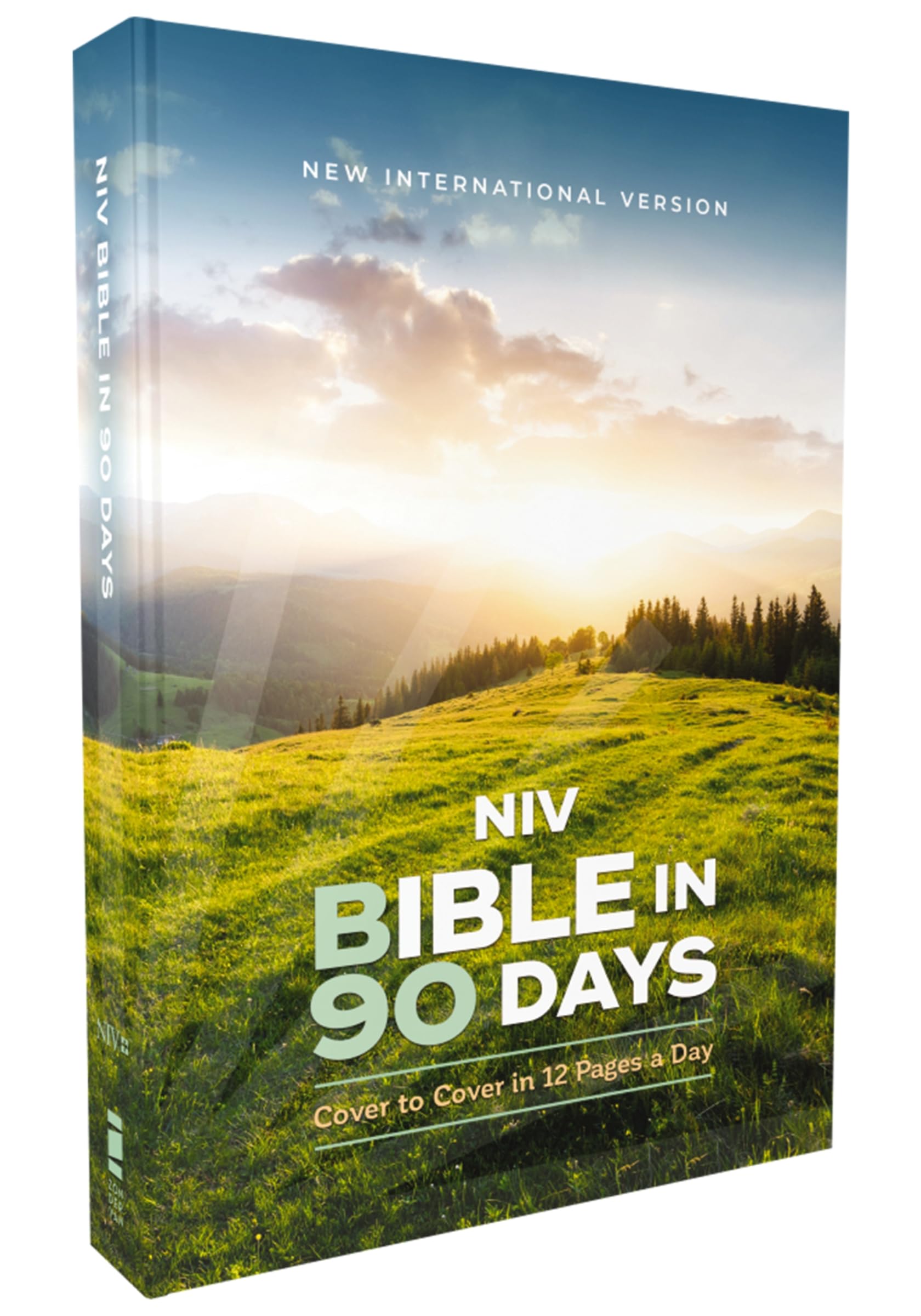 Niv, Bible In 90 Days, Paperback: Cover To Cover In 12 Pages A Day
