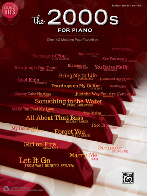 Greatest Hits  The 2000S For Piano: Over 40 Modern Pop Favorites