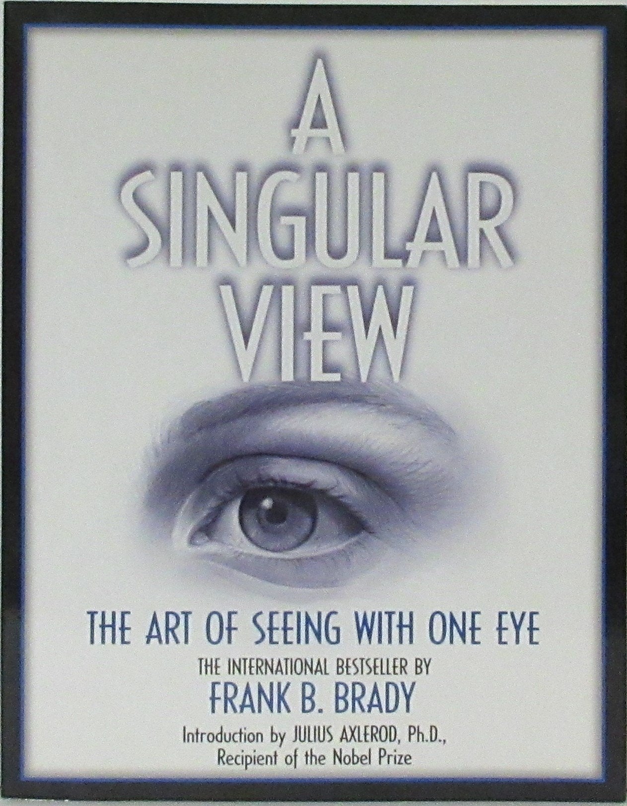 A Singular View: The Art of Seeing With One Eye,Used