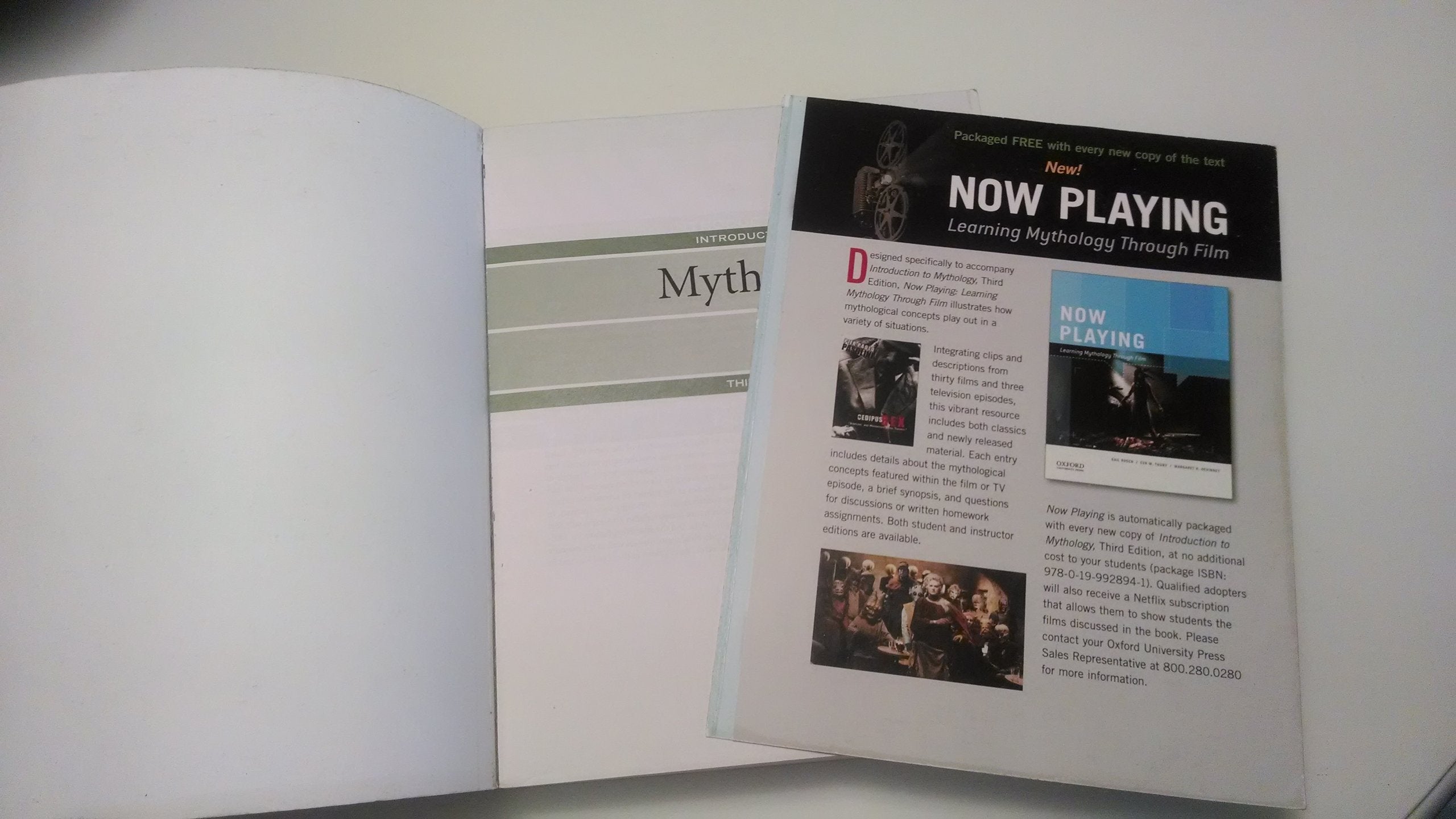 Introduction to Mythology: Contemporary Approaches to Classical and World Myths,Used