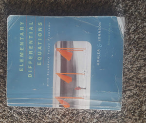Elementary Differential Equations with Boundary Value Problems (Kohler/Johnson),Used