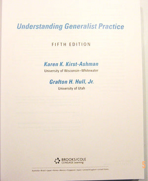 Understanding Generalist Practice,Used