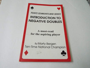 Introduction to Negative Doubles: A Mustread for the Aspiring Player,Used