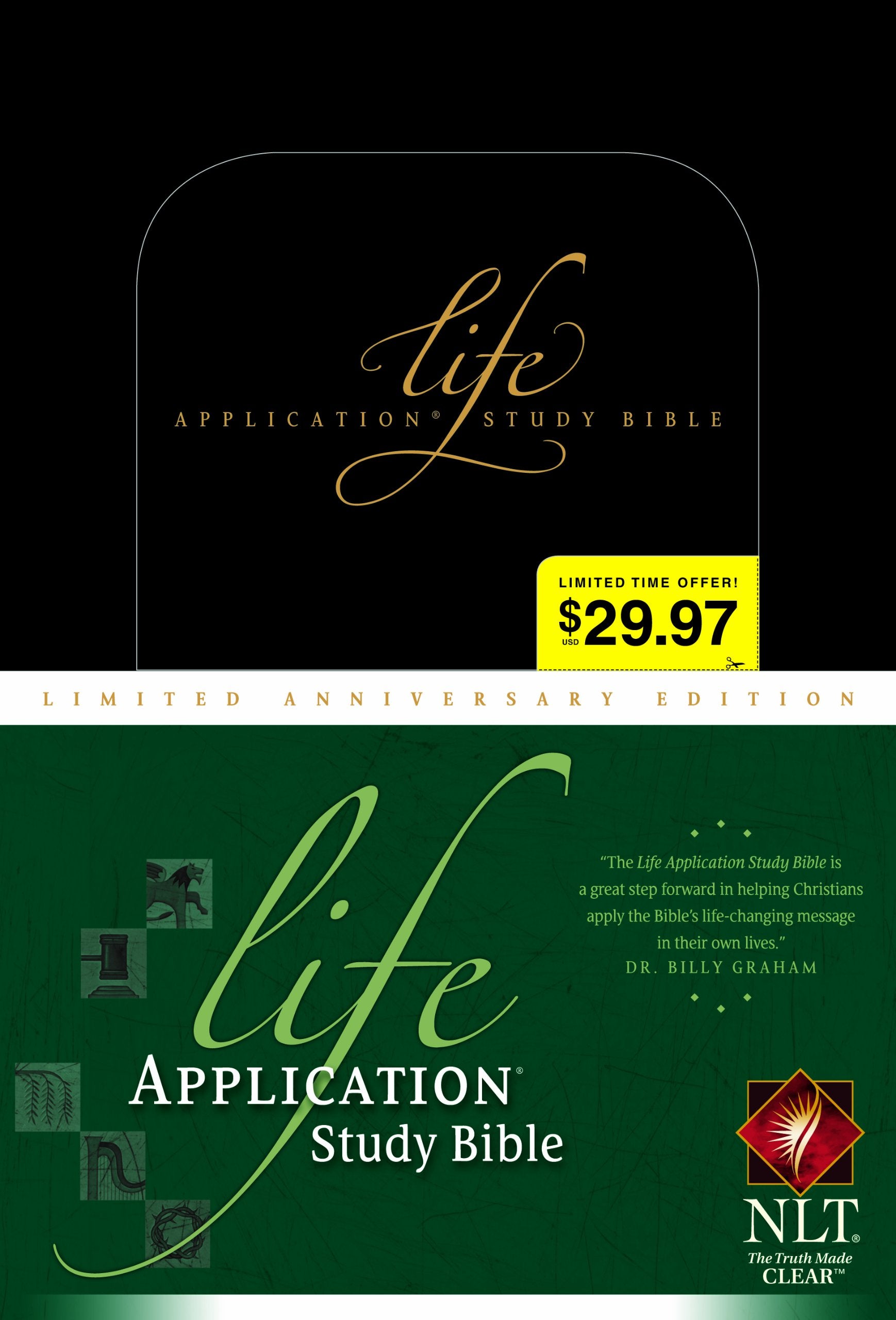 Life Application Study Bible NLT, Limited Anniversary Edition,New