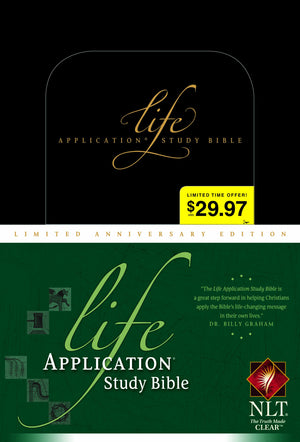 Life Application Study Bible NLT, Limited Anniversary Edition,New