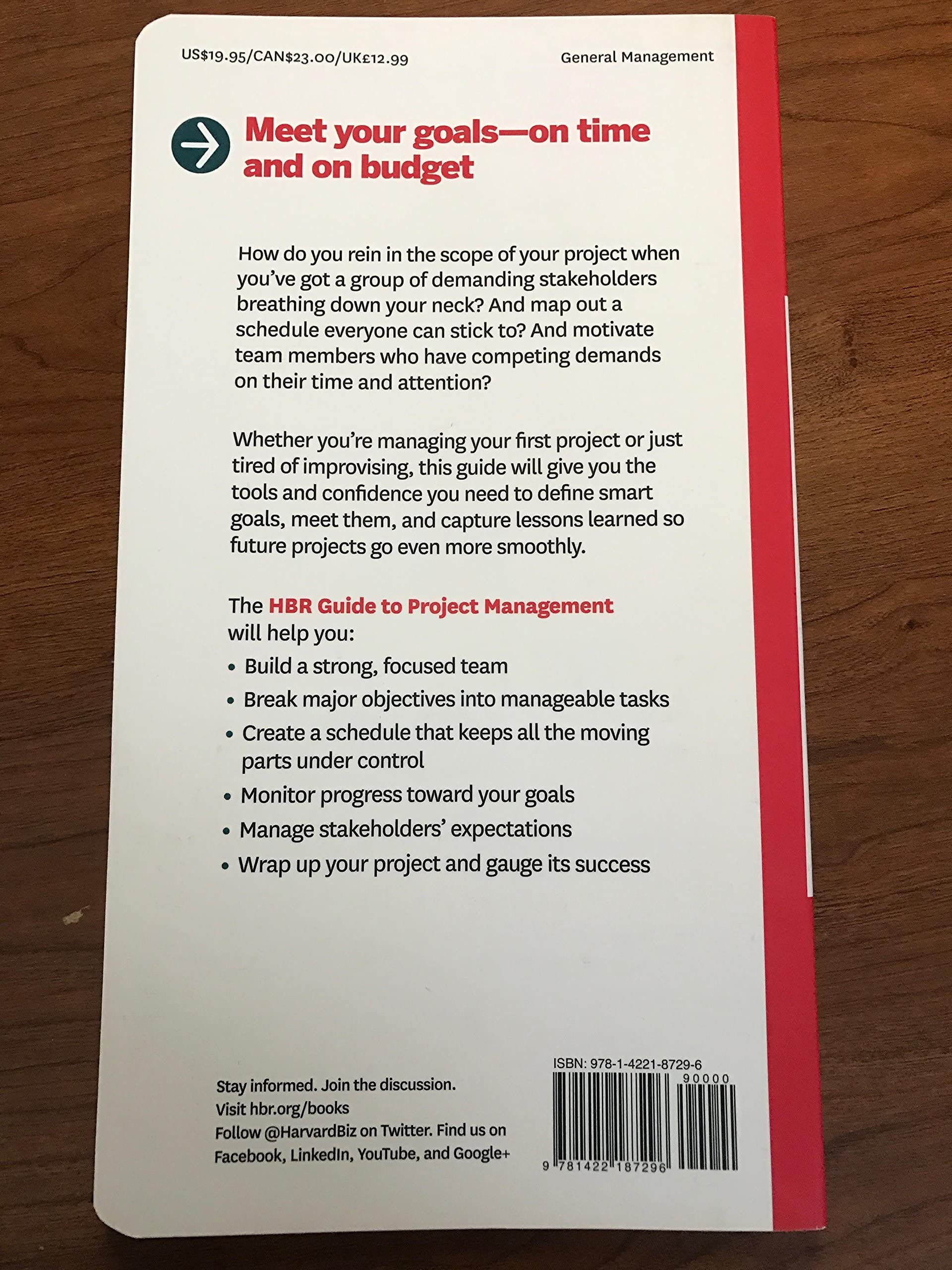 HBR Guide to Project Management (HBR Guide Series),Used