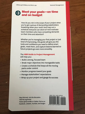 HBR Guide to Project Management (HBR Guide Series),Used