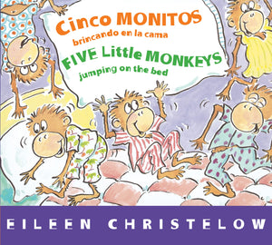 Cinco monitos brincando en la cama/Five Little Monkeys Jumping on the Bed (A Five Little Monkeys Story) (Spanish and English Edi,Used