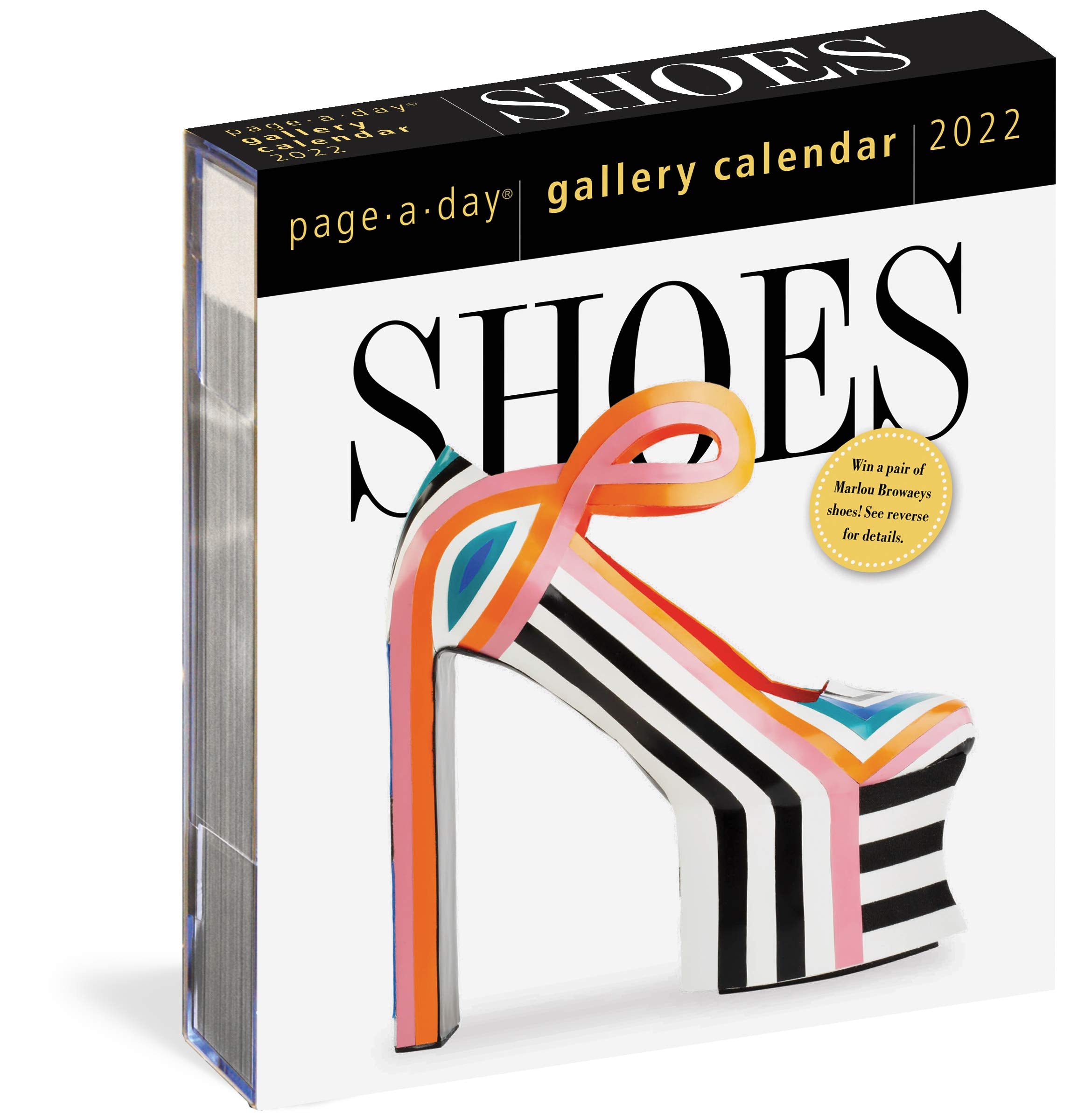 Shoes PageADay Gallery Calendar 2022: A Tribute to the World's Most Amazing Footwear,New