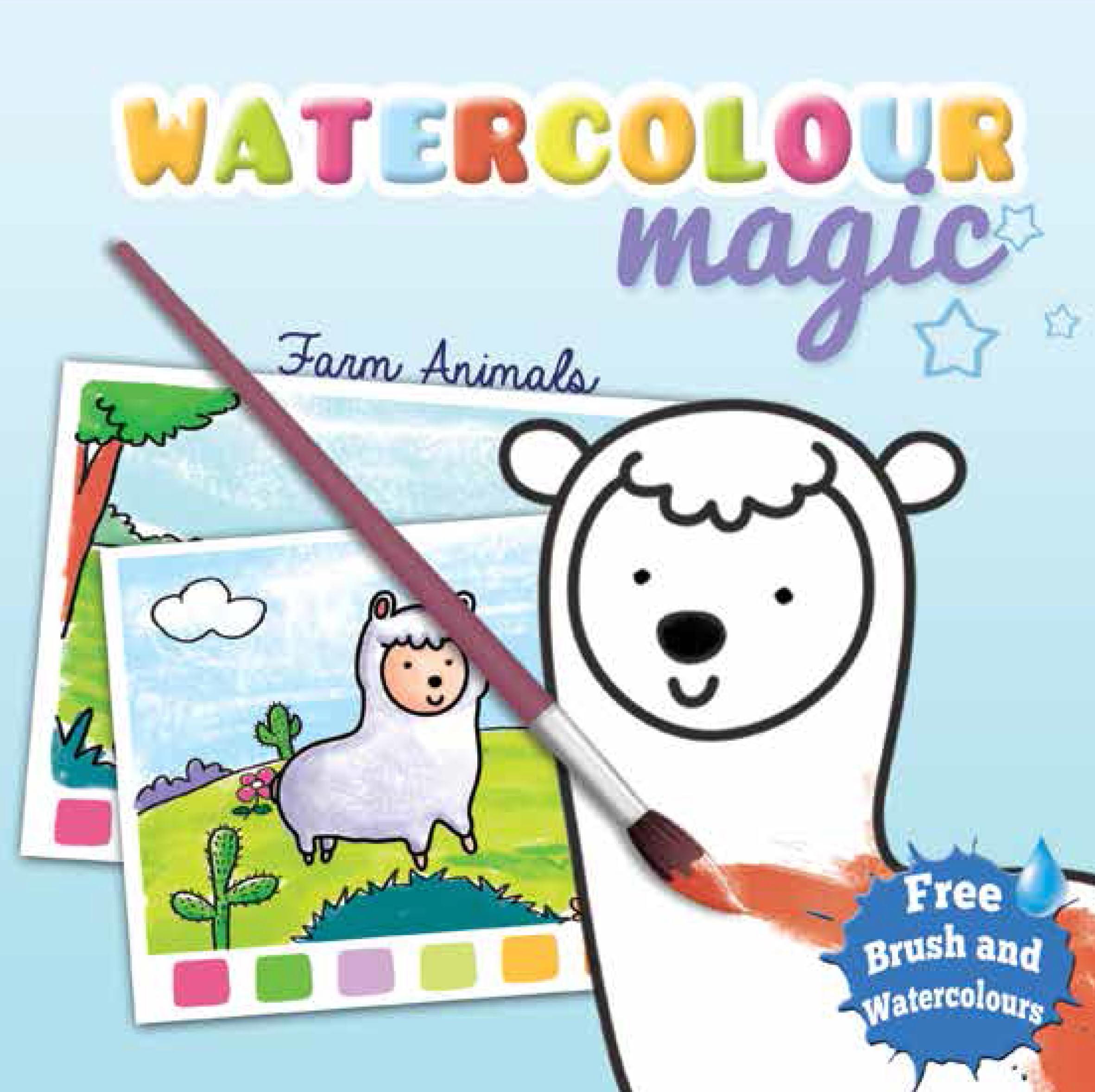 Watercolour Magic: Farm Animals