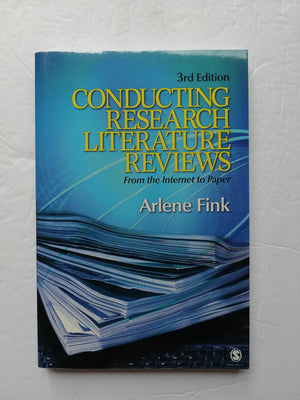 Conducting Research Literature Reviews: From the Internet to Paper,Used