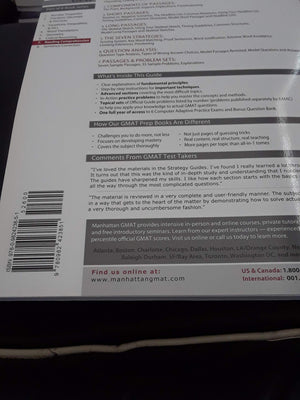 Reading Comprehension GMAT Strategy Guide, 4th Edition (Manhattan GMAT Guides, No. 7),New