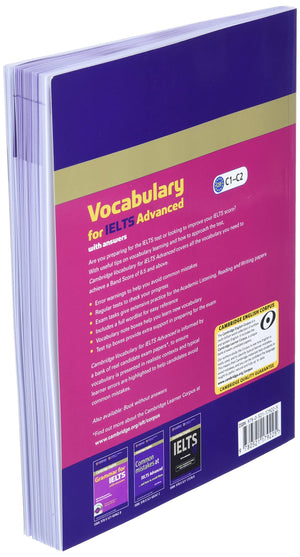 Cambridge Vocabulary for IELTS Advanced Band 6.5+ with Answers and Audio CD (Cambridge English),Used