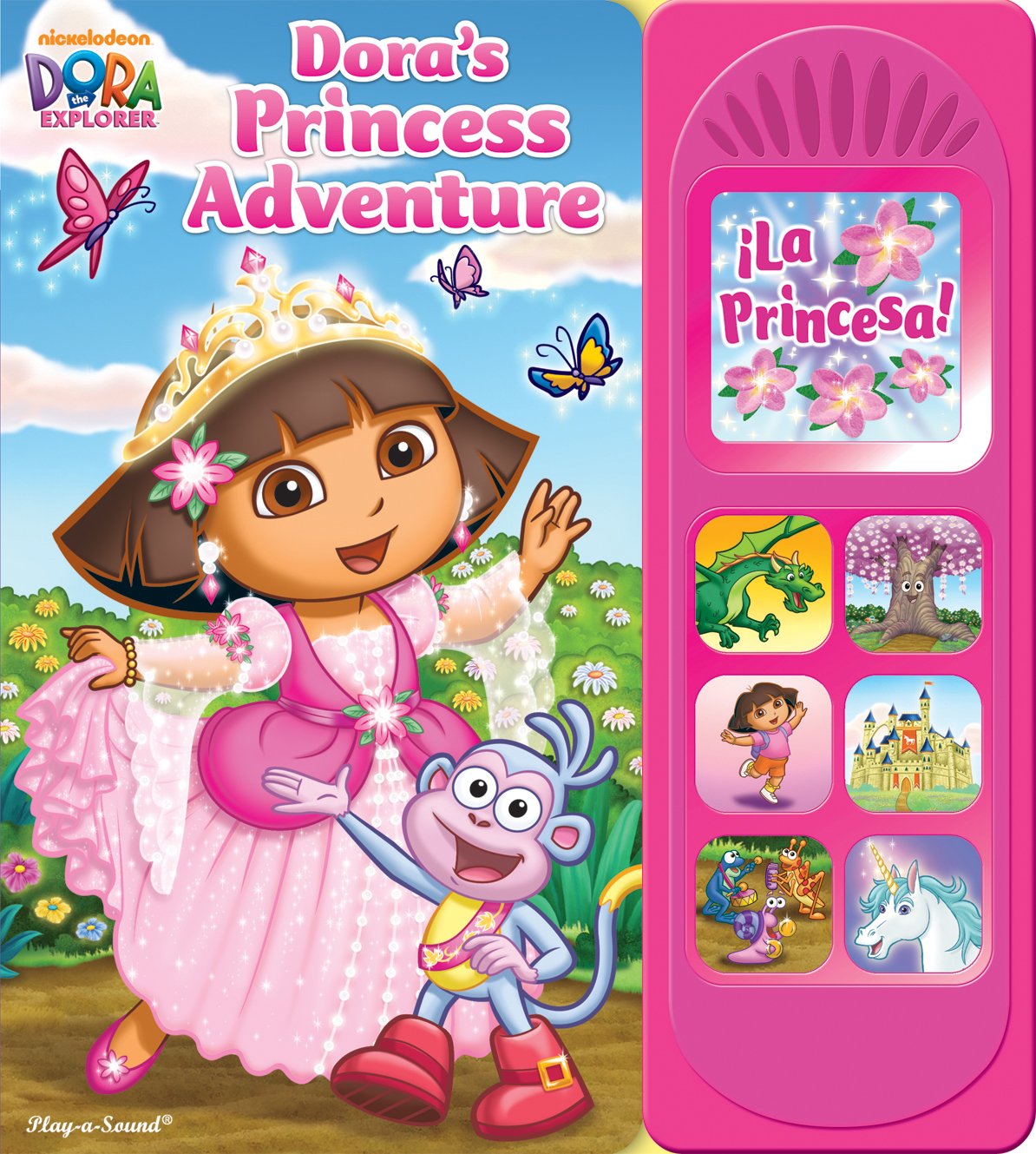 Nickelodeon, Dora The Explorer: Dora'S Princess Adventure: Playasound Book