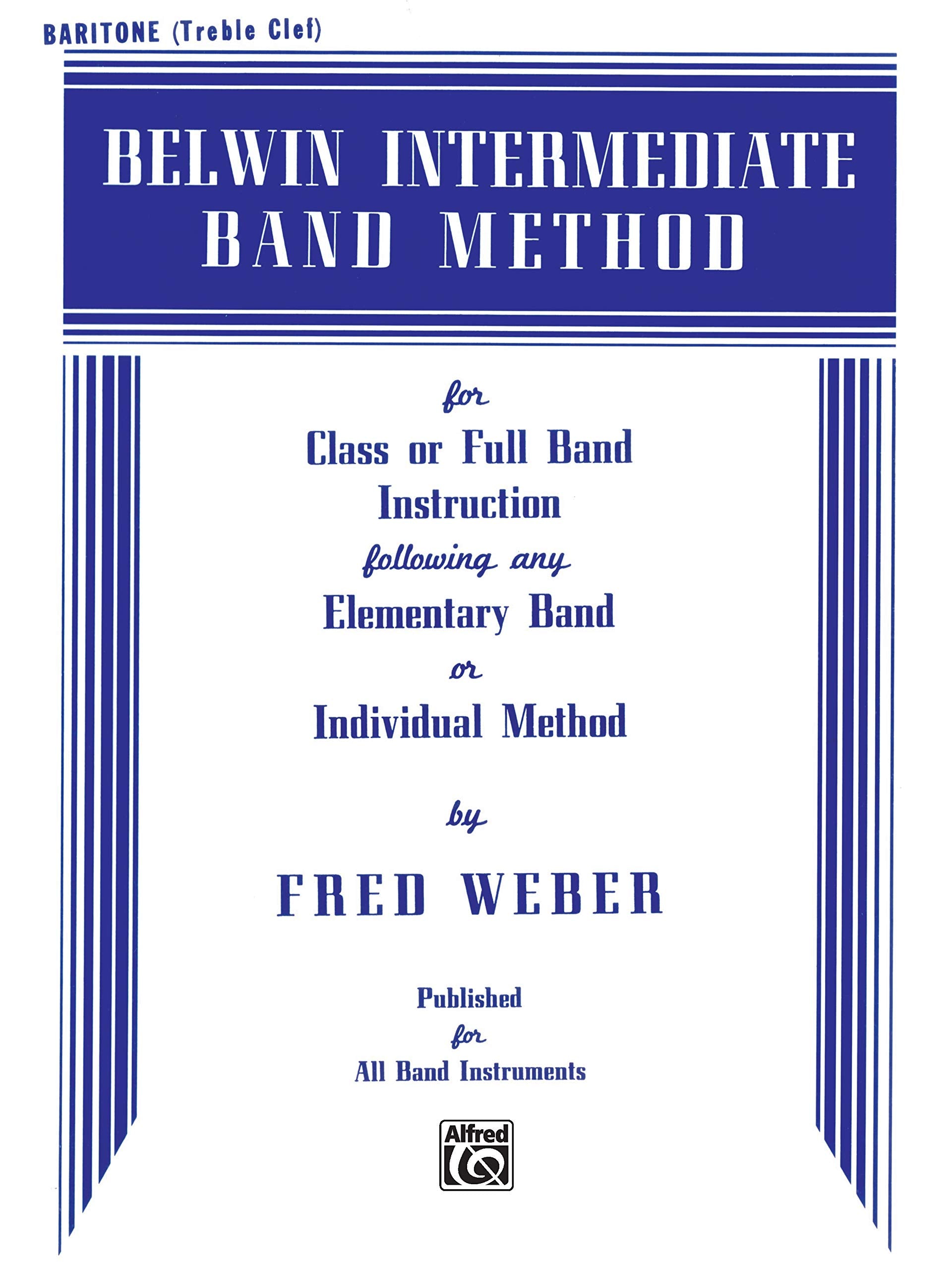 Belwin Intermediate Band Method Baritone T.c.,Used
