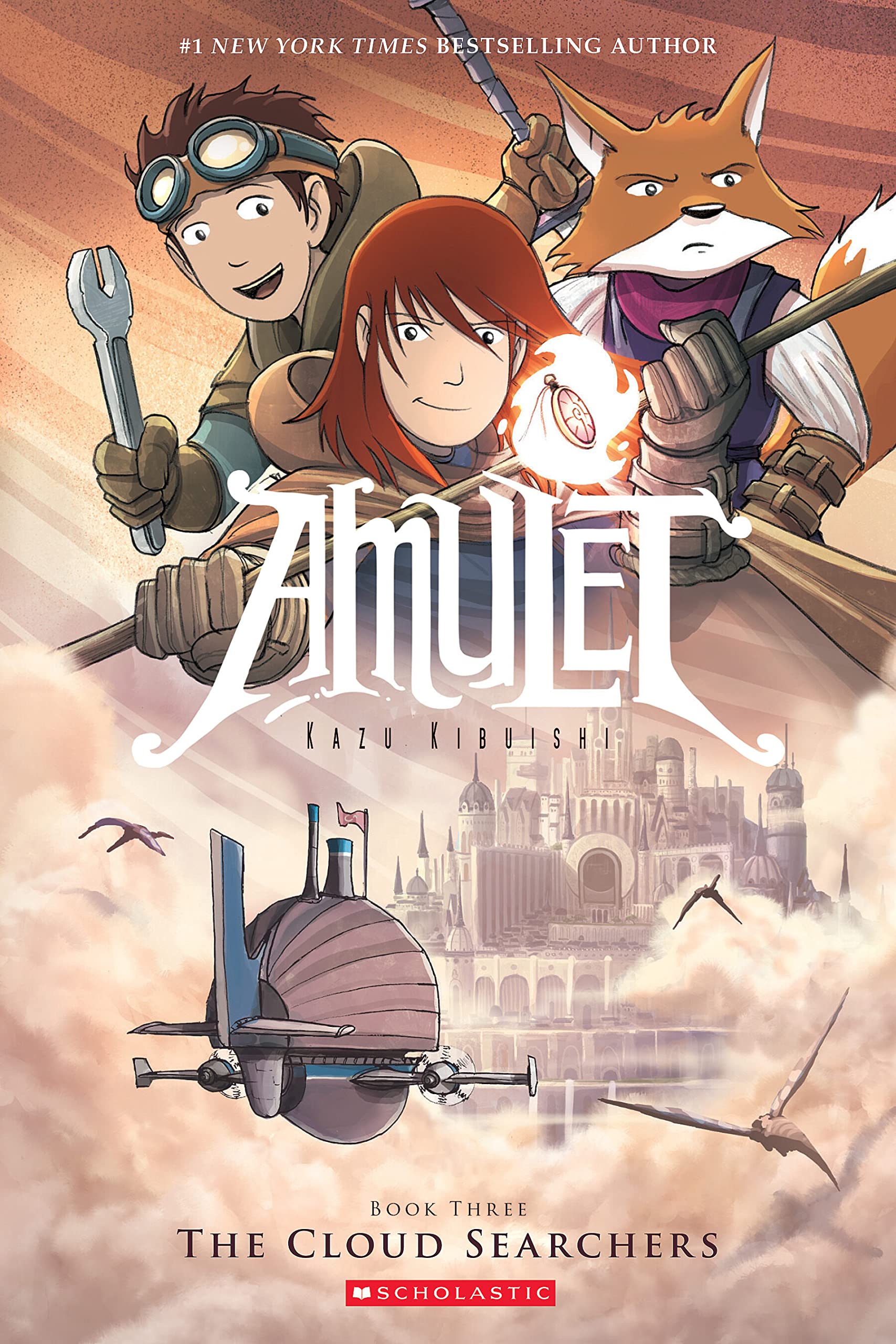 The Cloud Searchers: A Graphic Novel (Amulet #3) (3),New