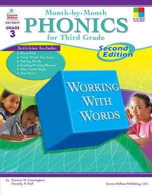 MonthbyMonth Phonics for Third Grade,Used