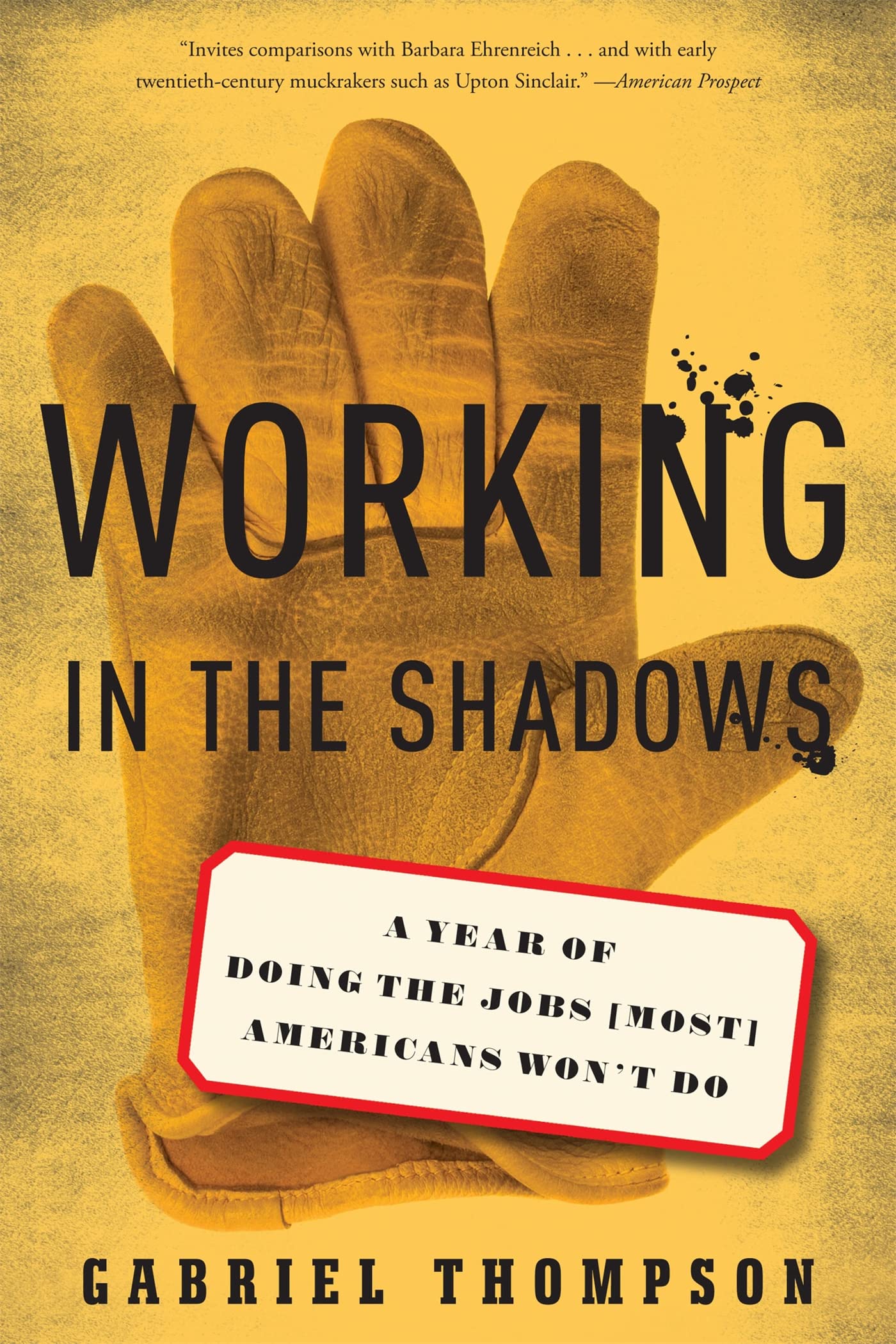 Working in the Shadows: A Year of Doing the Jobs (Most) Americans Won't Do,Used