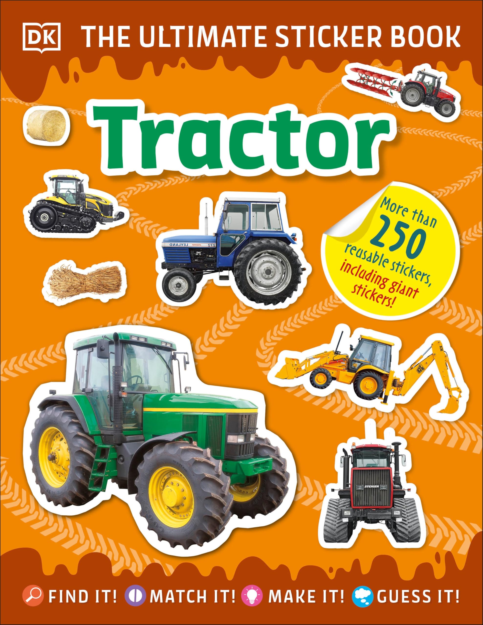 The Ultimate Sticker Book Tractor,New