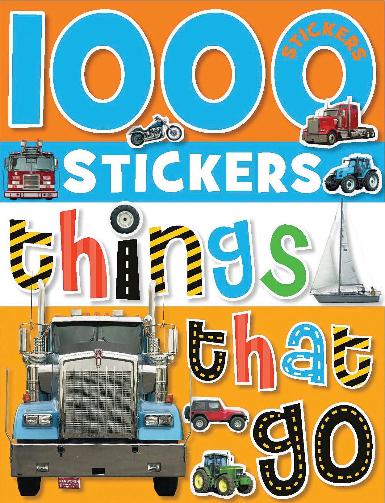 1000 Stickers: Things That Go,New