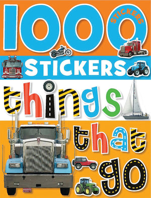 1000 Stickers: Things That Go,Used