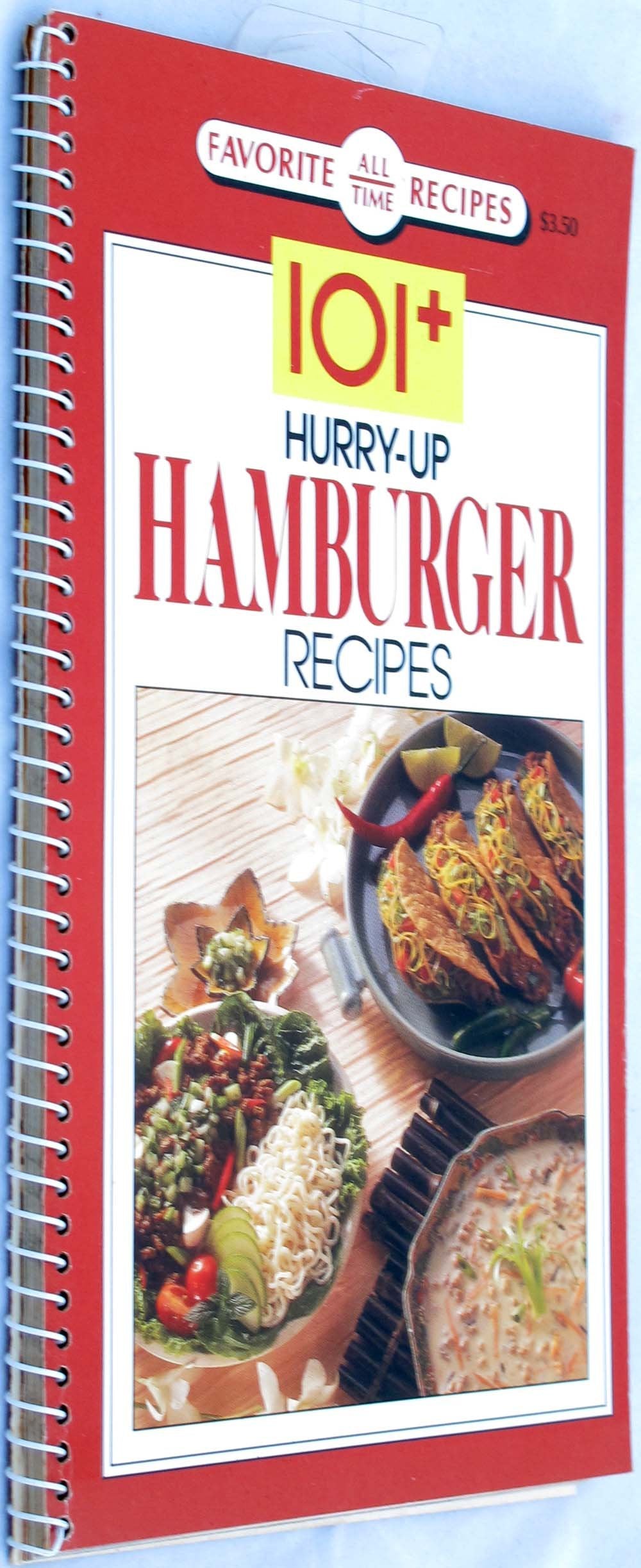 One Hundred One Plus HurryUp Hamburger Recipes,Used